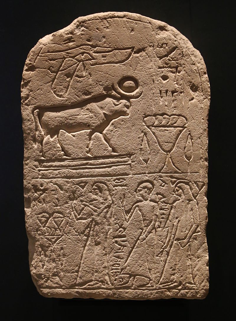 Votivstele_fuer_den_Mnevis-Stier,_Heliopolis_12._Jh._v._Chr._Aegyptisches_Museum,_Muenchen-1.jpg